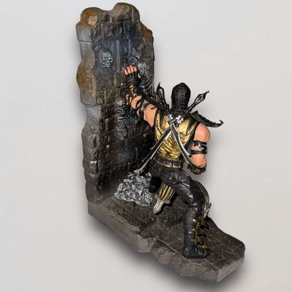 Mortal Kombat 9 Kollector's Edition Scorpion Sub-Zero Bookends Statue Figures - Picture 5 of 16